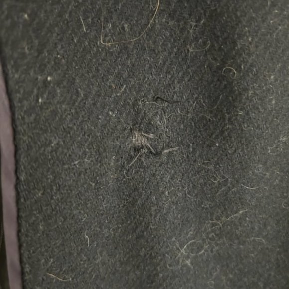 Banana Republic Navy Blue Wool Blend Double Breasted Peacoat- Size Small - Picture 8 of 10